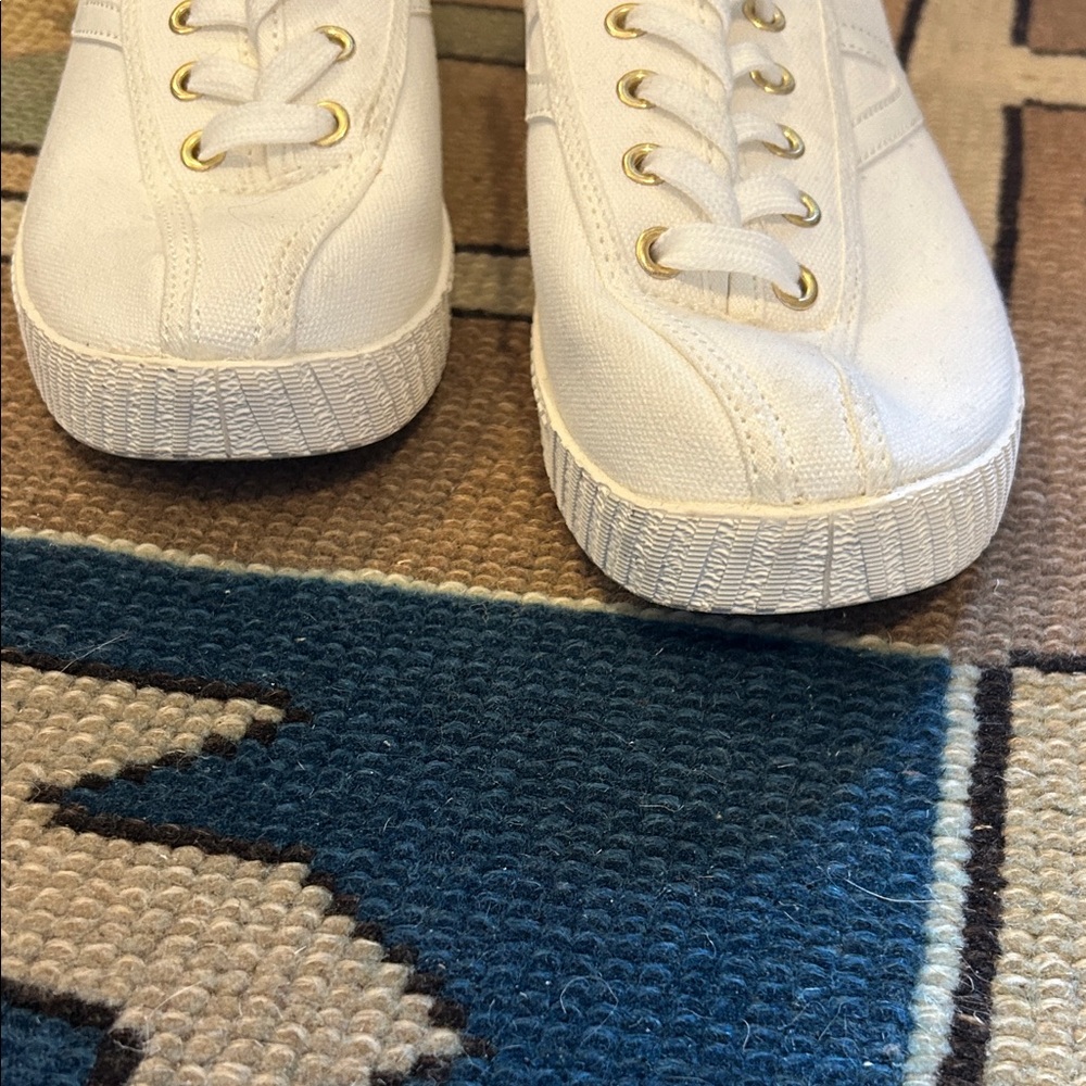 Tretorn for J Crew White Canvas Sneakers - Picture 5 of 6